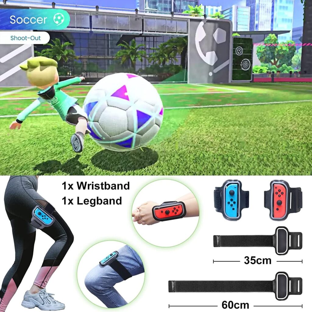 2023 Switch Sports Accessories Bundle Set , 12-in-1 Family Party Pack Game Accessories Kit for Nintendo Switch OLED Sports Games with Tennis Rackets, Golf Clubs ,Sword and Wrist Strap