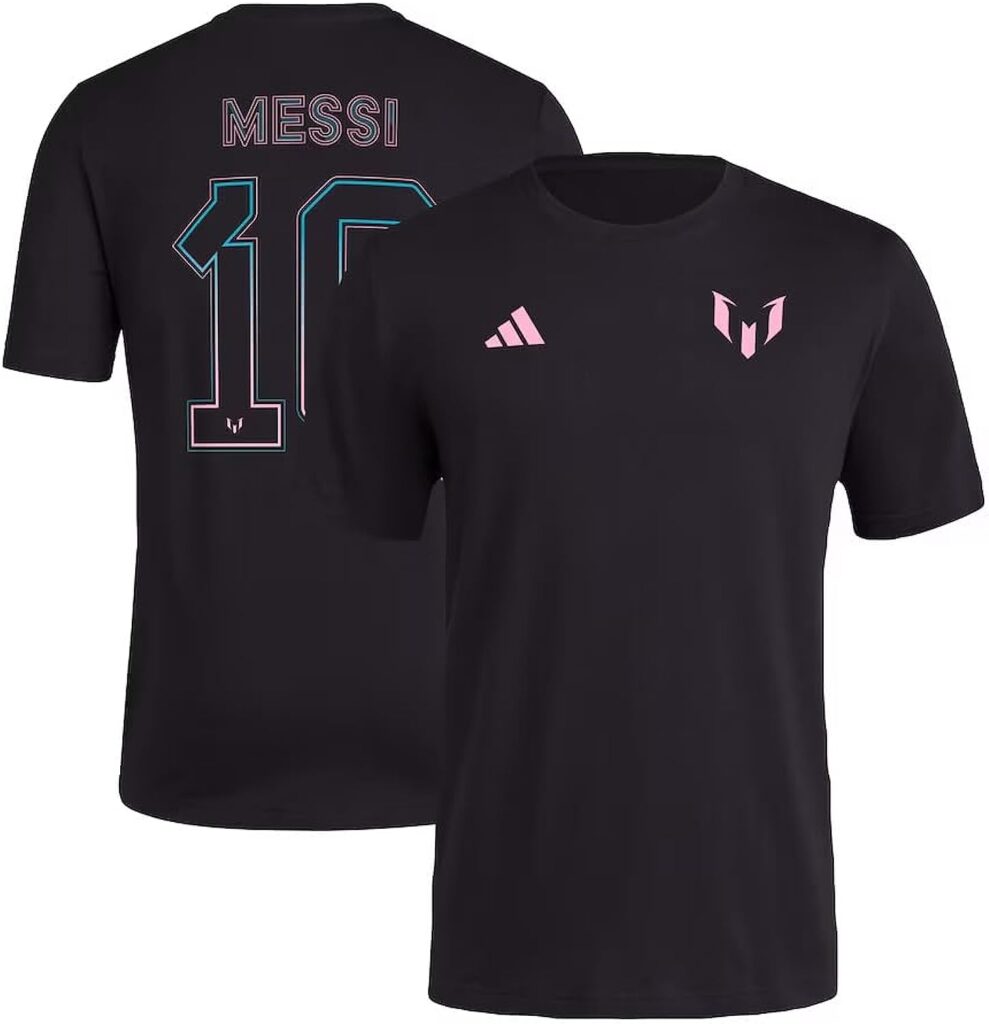 adidas Mens Messi Generic Short Sleeve T-Shirt, Black : Clothing, Shoes  Jewelry