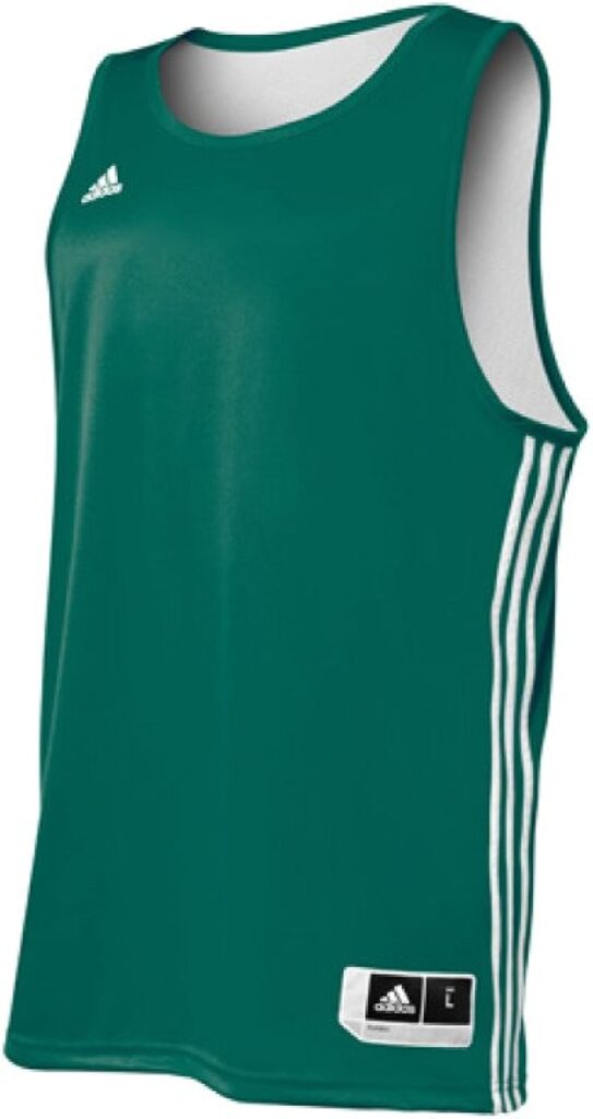 Amazon.com : Adidas Mens Reversible Basketball Practice Jersey L Green/White : Basketball Equipment : Clothing, Shoes  Jewelry