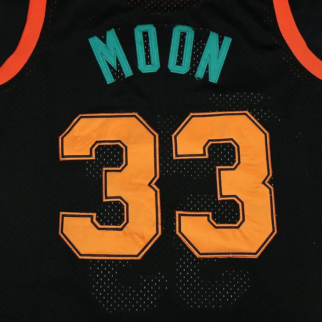 Amazon.com : kekambas Mens #33 Moon Flint Tropics Movie Basketball Jersey Stitched Black Size M : Clothing, Shoes  Jewelry