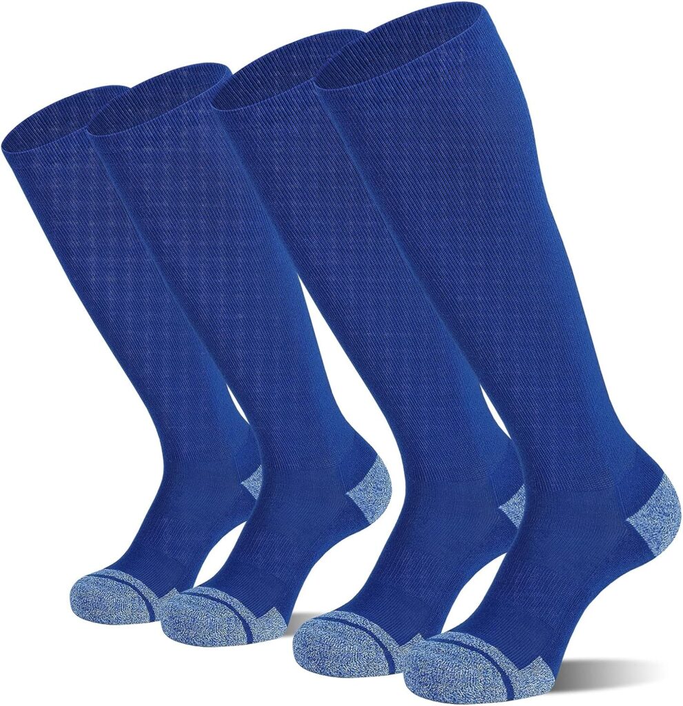 CS CELERSPORT 2 Pack / 3 Pack Baseball Socks for Youth Kids and Adult Softball Soccer Socks Over the Calf Tube Socks