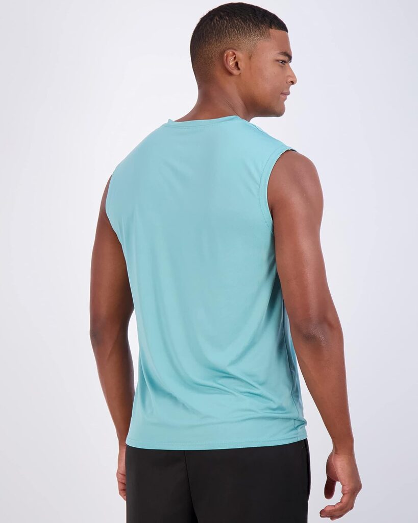 Real Essentials 3  5 Pack: Mens Dry-Fit Active Athletic Tech Tank Top - Regular and Big  Tall Sizes (S-5XLT)